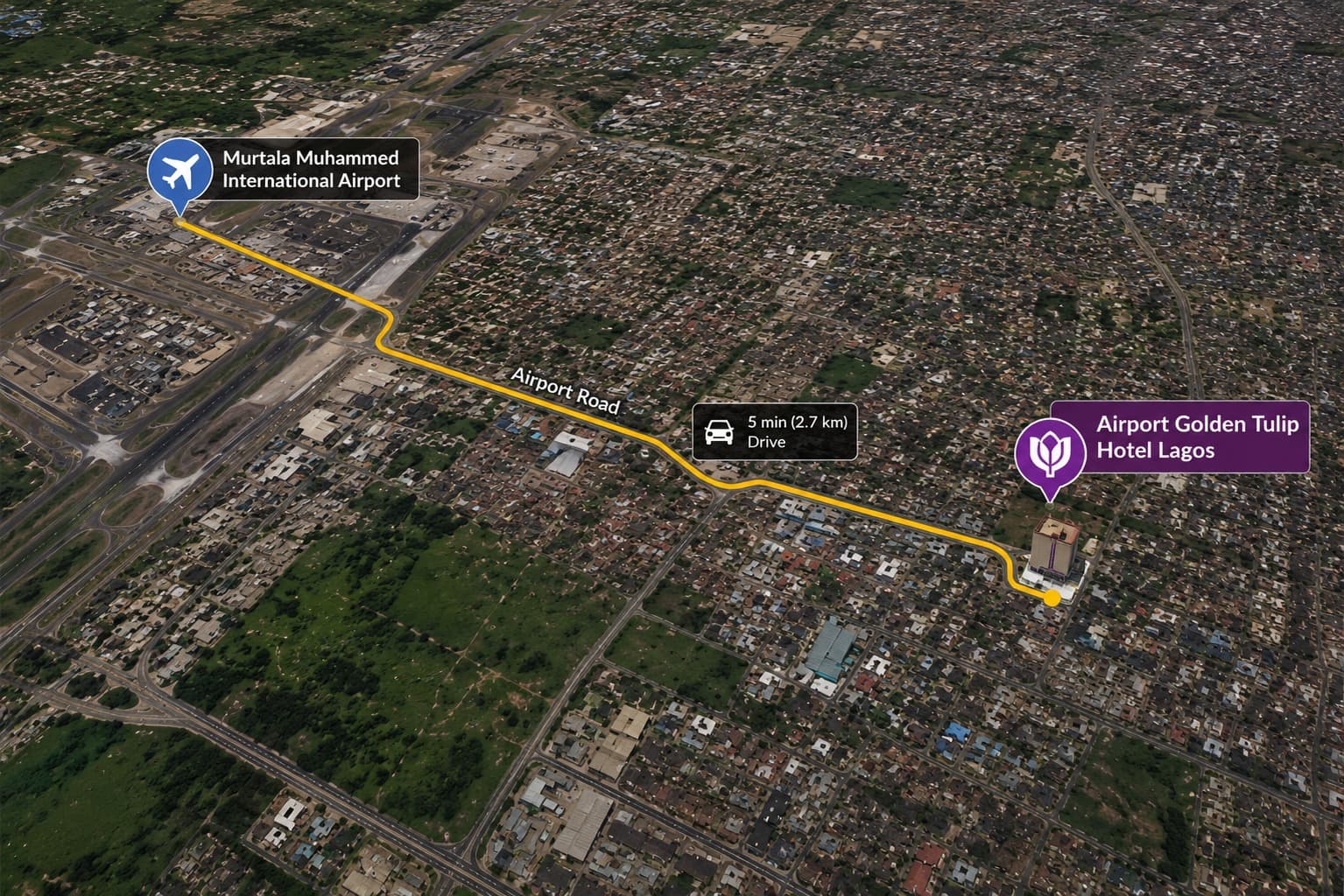 Looking for a Hotel Near Lagos Airport? Discover Airport Golden Tulip